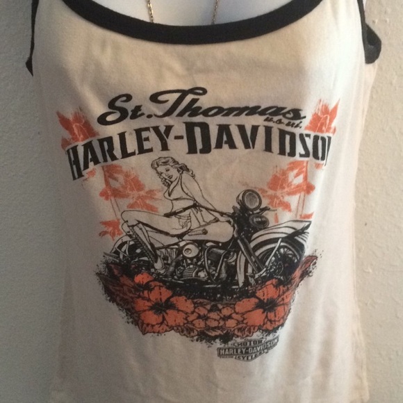 🔴Vintage Harley tank - Picture 2 of 2